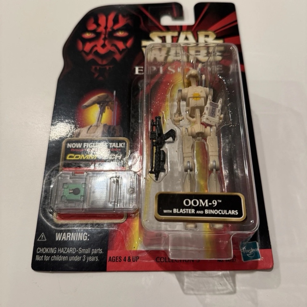 Hasbro Star Wars Episode 1 Oom-9 Comm Tech Action Figure New Sealed 1998